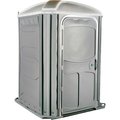 Polyjohn Enterprises PolyJohnÂ Comfort XL Wheel Chair Accessible Portable Restroom Pewter - PH03-1005